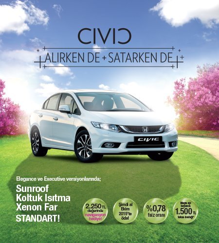 Civic Sedan 2014 kasim dergi format 5 CS5