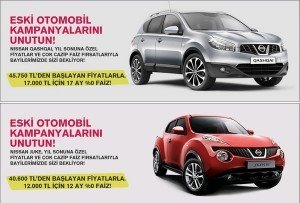 nissan quashai juke yılsonu