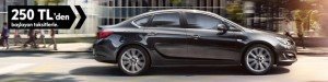 opel astra 250 TL taksitle